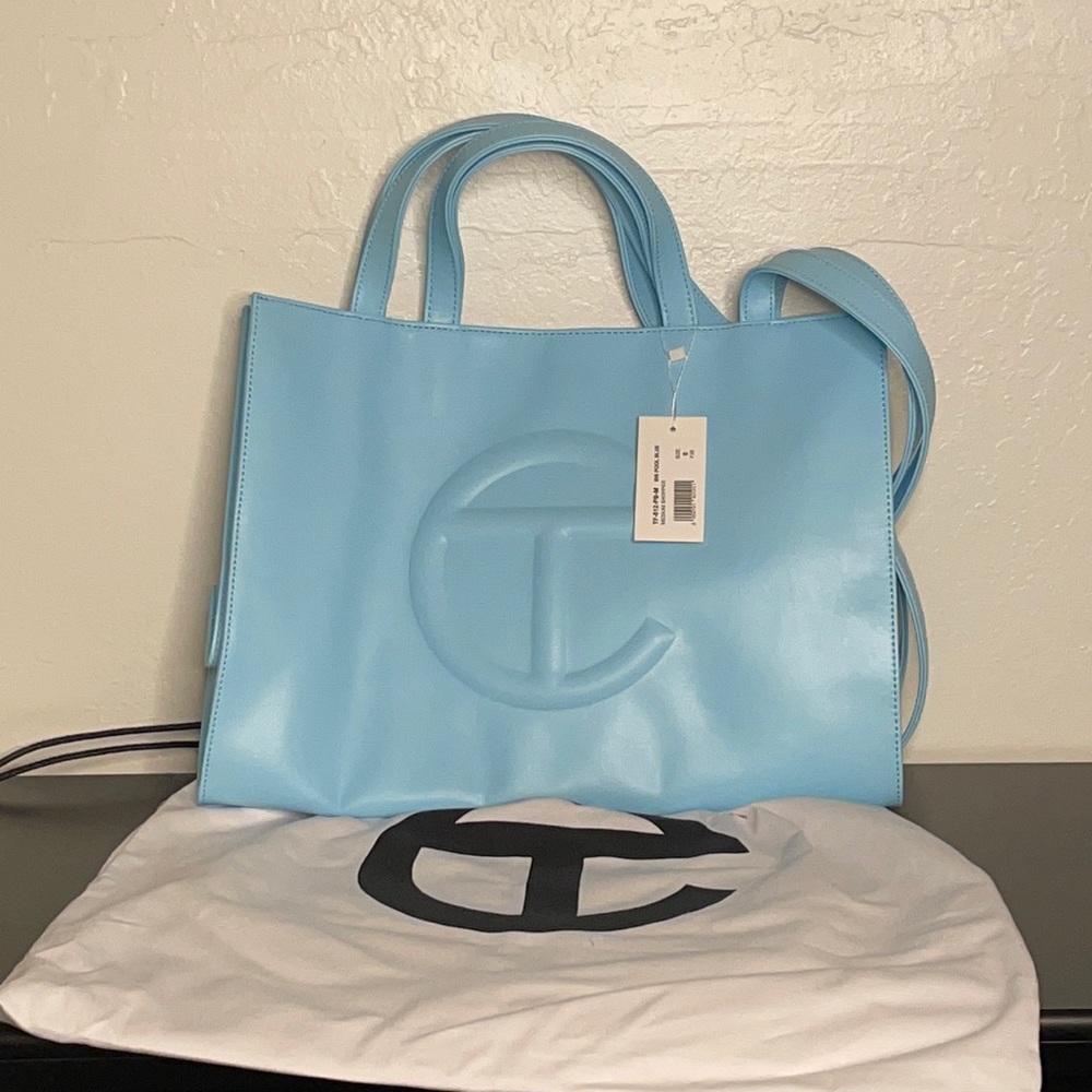 Brand New Medium Telfar Shopping Bag - Pool Blue!